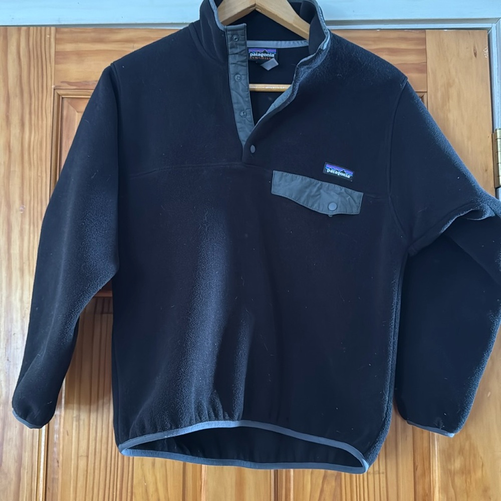 Patagonia men’s synchilla snap T fleece Excellent condition!